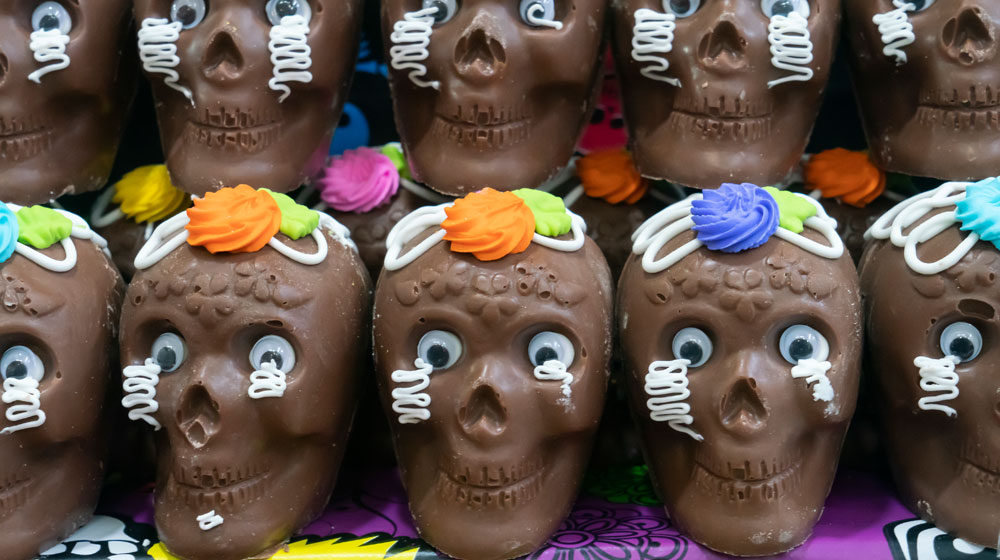 calaveras de chocolate