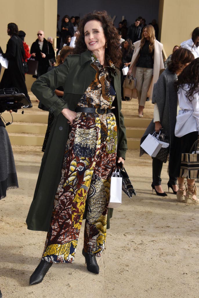 gabardina con estampado
