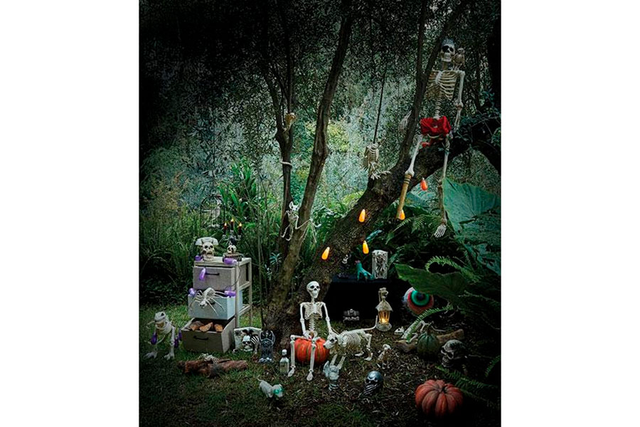 decoración para Halloween y Día de Muertos