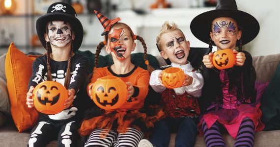 niños halloween