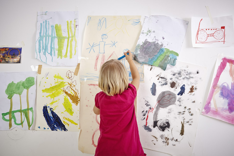 pintura niños