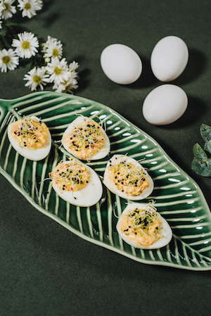 huevos con germinados