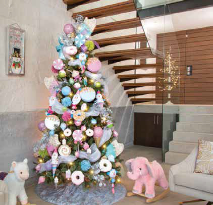 árbol de navidad de dulces