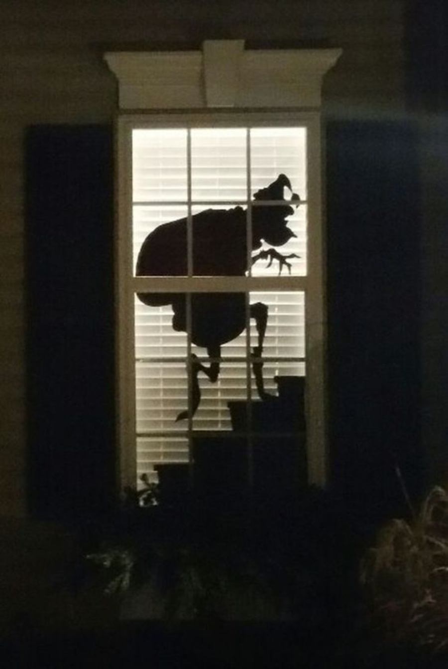 decoraciones navideñas para ventanas el grinch