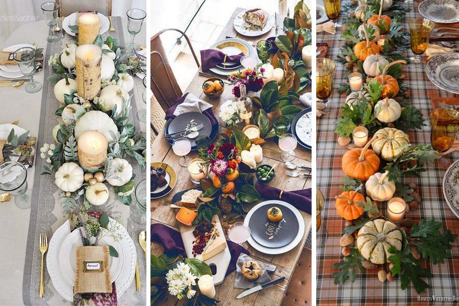 mesa de thanksgiving