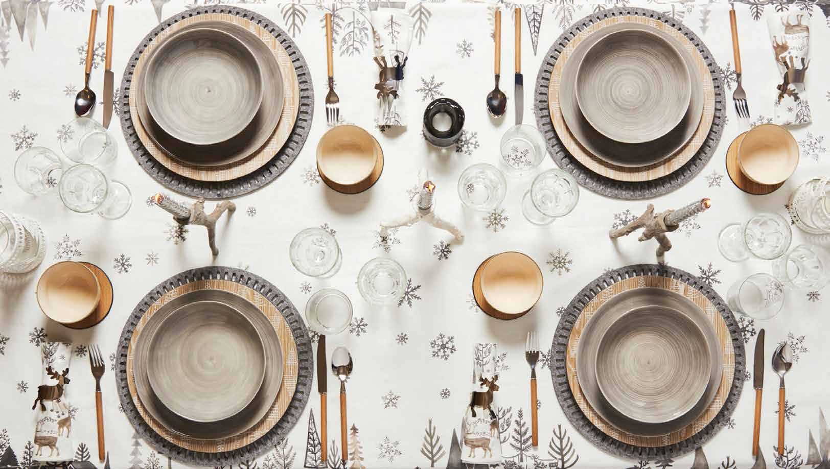 como decorar la mesa en la cena de navidad