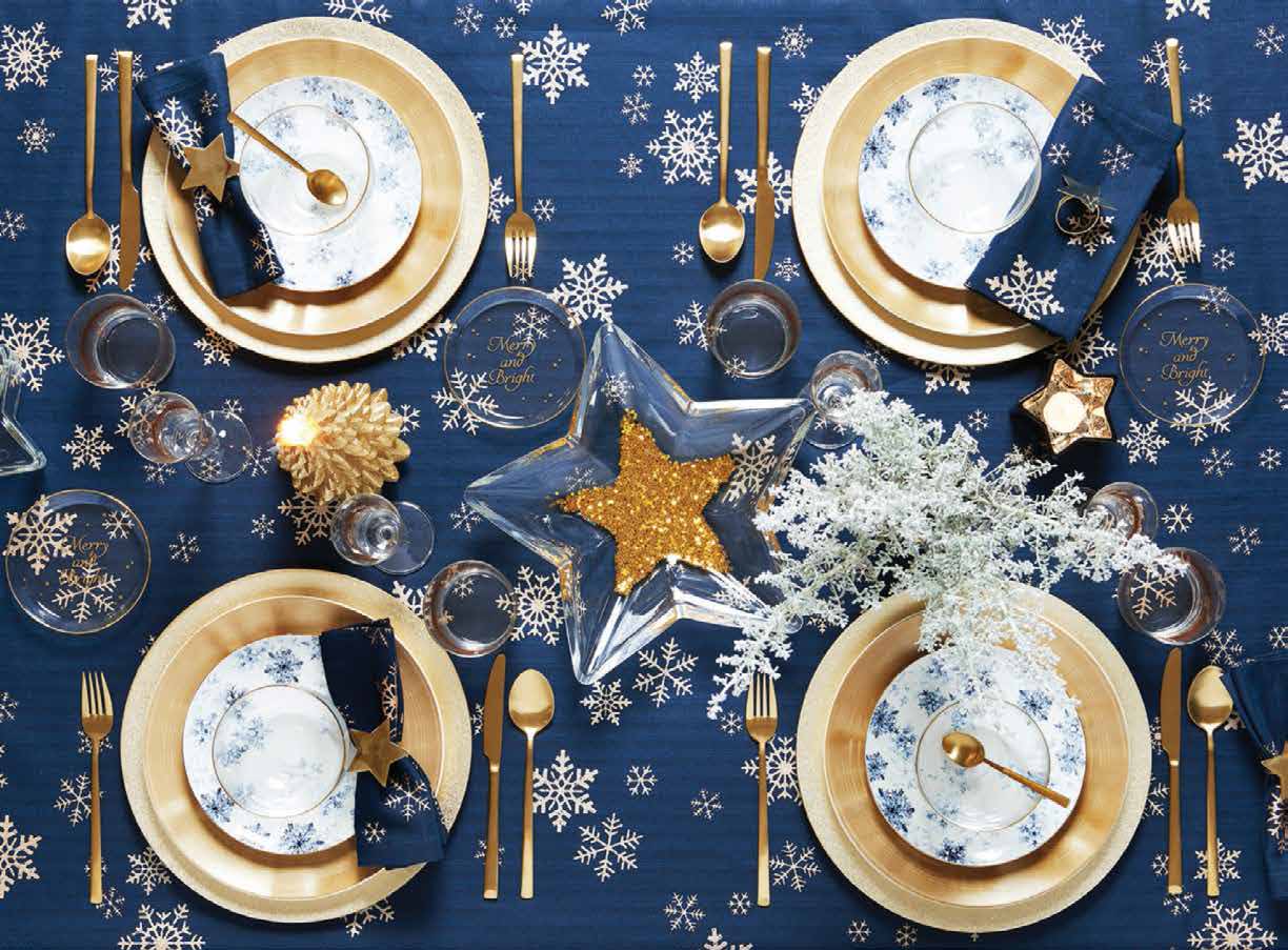 cena de navidad y mesa navidena