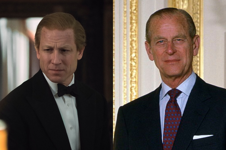 felipe duque de edimburgo en la vida real tobias menzies