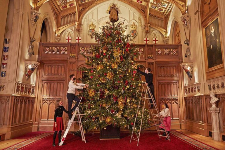árbol de navidad en windsor