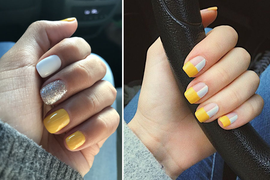 color año nuevo 2021 amarillo y blanco