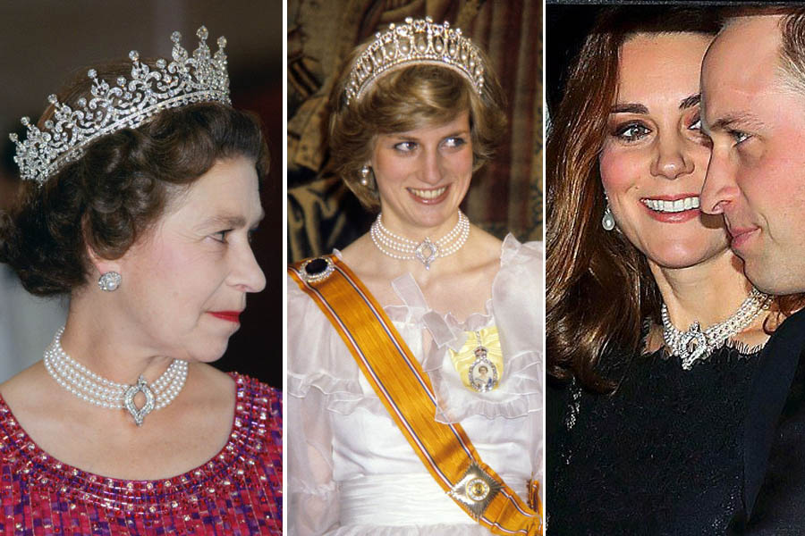 joyas reina isabel y kate middleton