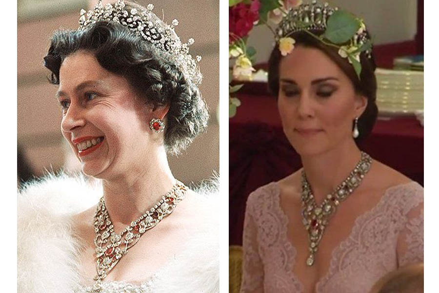 joyas reina isabel y kate middleton