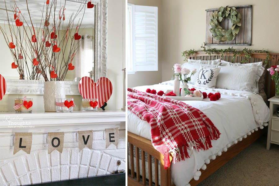 decoración de casa 14 de febrero san valentín