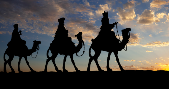 huellas de los reyes magos plantilla pisadas