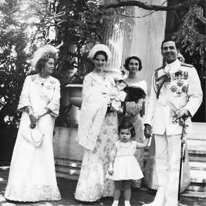 Constantino II de Grecia y su familia. Monarquía de Grecia