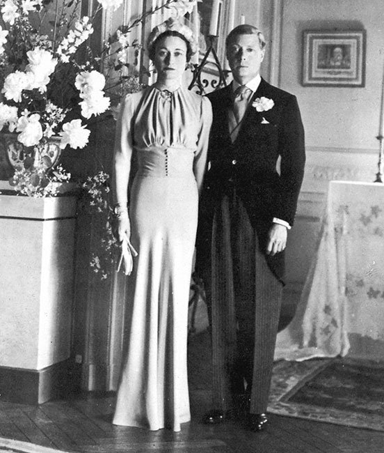 El día de la boda de Wallis Simpson y Edward