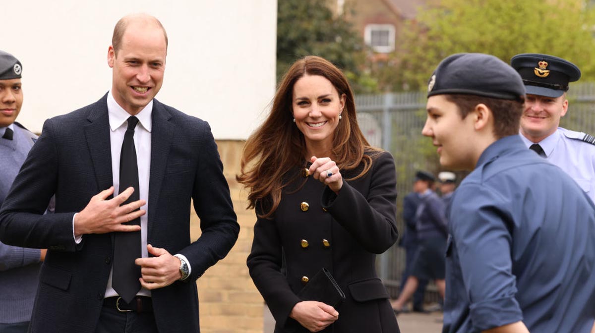 duques de cambridge fuerzas aéreas kate middleton príncipe william
