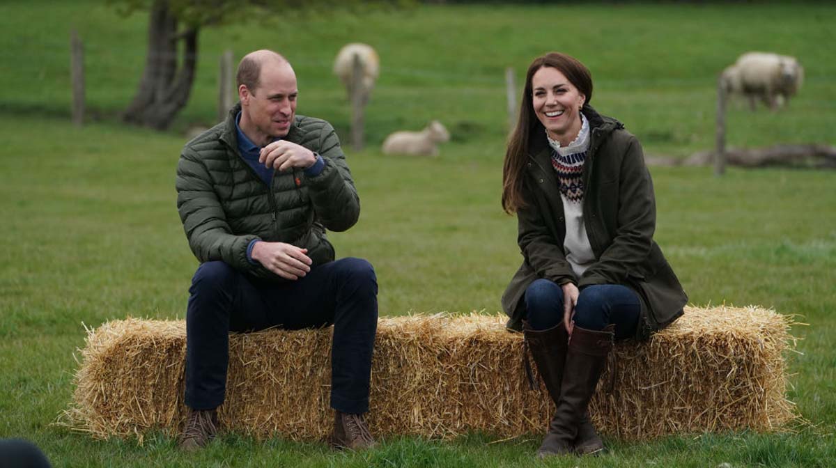 kate middleton y príncipe william visitan granja