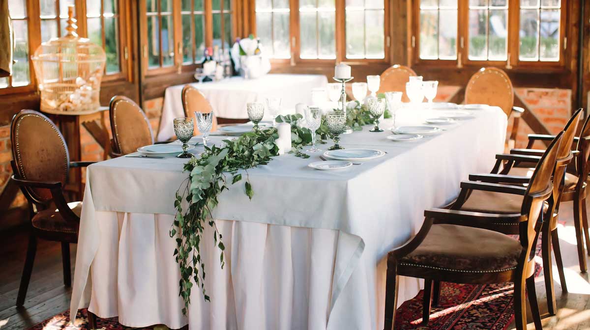 Montaje de boda en 2021: nueva normalidad y bodas en casa (como la de Ariana grande)