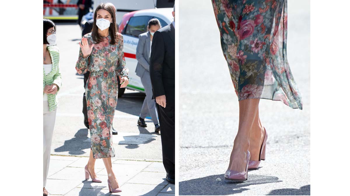 reina letizia vestido flores dia de las madres