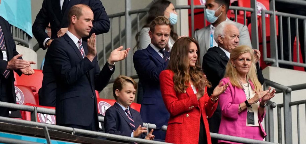 kate middleton príncipe william príncipe george eurocopa alemania inglaterra