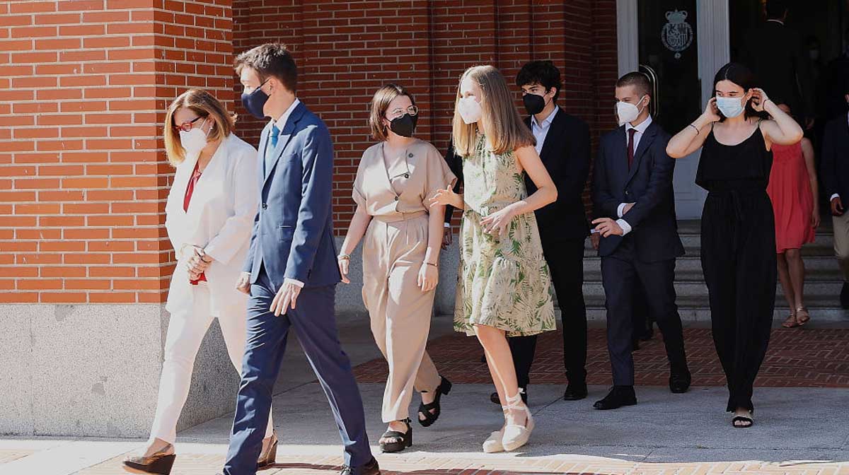 El encuentro de la princesa Leonor con sus futuros compañeros y un especial protagonismo