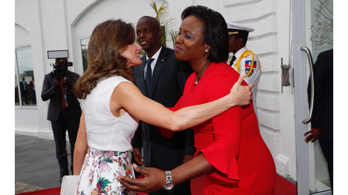 Cuando Letizia conoció a Jovenel Moïse en 2018, el presidente de Haití asesinado a tiros