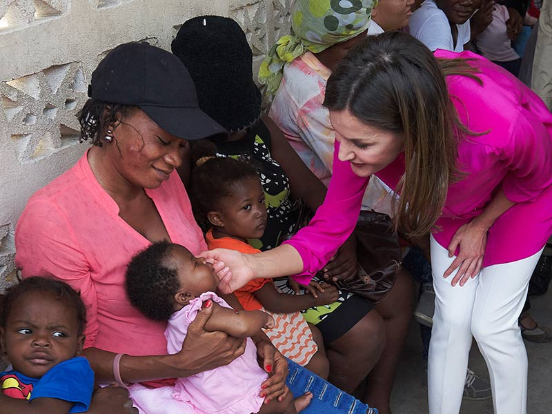 Cuando Letizia conoció a Jovenel Moïse en 2018, el presidente de Haití asesinado a tiros